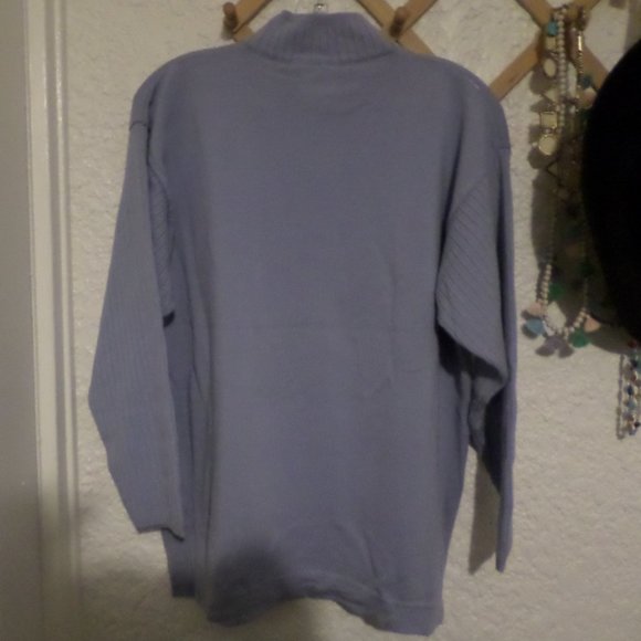 Basler Horst Basler 1/2 Zip Women\'s Wool Sweater Sz L/XL